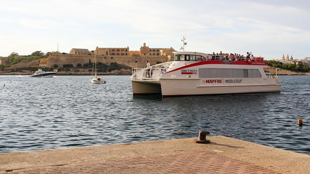 Ferienwohnung Chic 2Br Penthouse Steps From The Promenade Sliema Exterior foto
