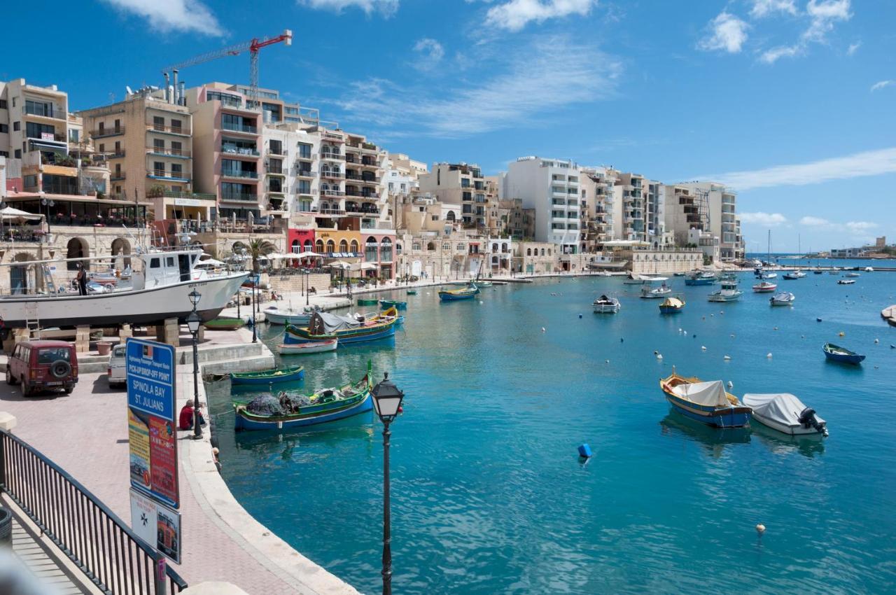 Ferienwohnung Chic 2Br Penthouse Steps From The Promenade Sliema Exterior foto