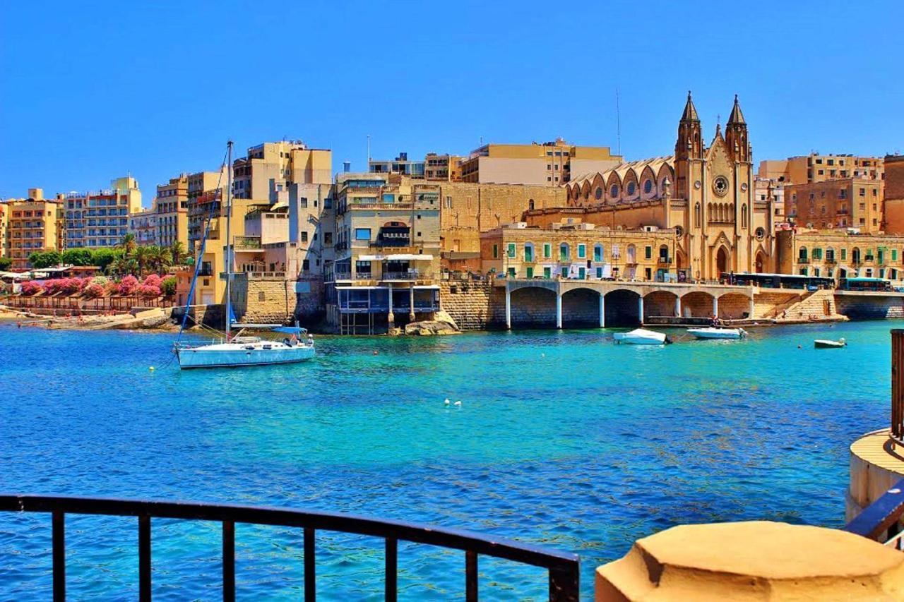 Ferienwohnung Chic 2Br Penthouse Steps From The Promenade Sliema Exterior foto